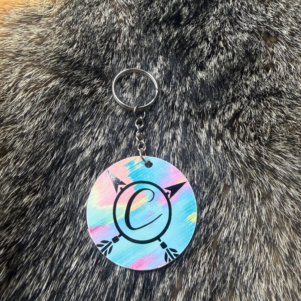 Colorful C Keychain